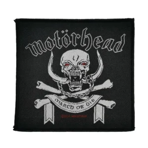 Оригинална рок емблема Motörhead March or Die за персонализиране на дрехи