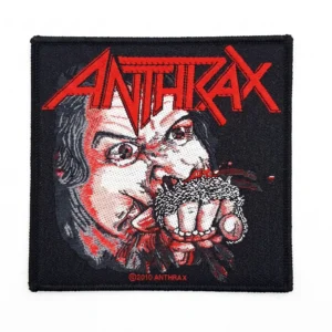 Качествена везана нашивка anthrax fistful с бродерия за дрехи